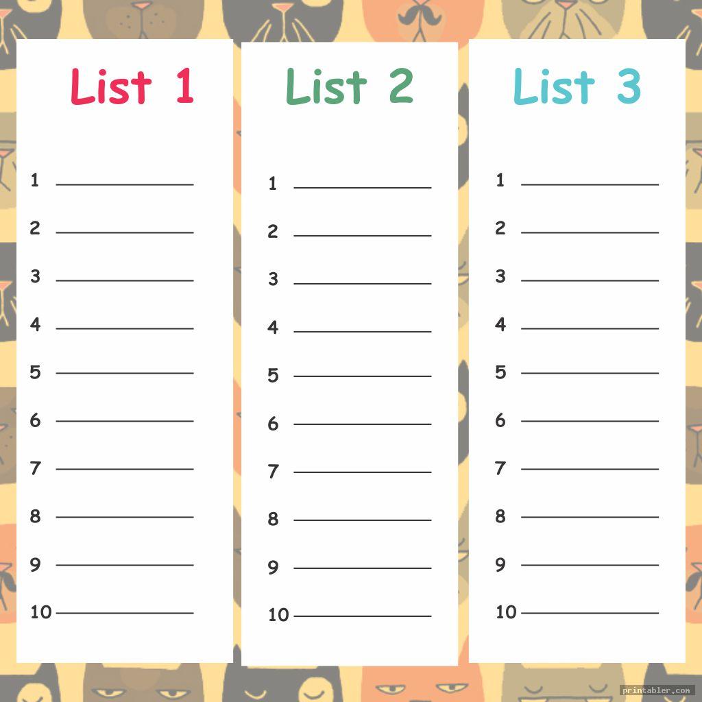 colorful printable scattergories blank sheets