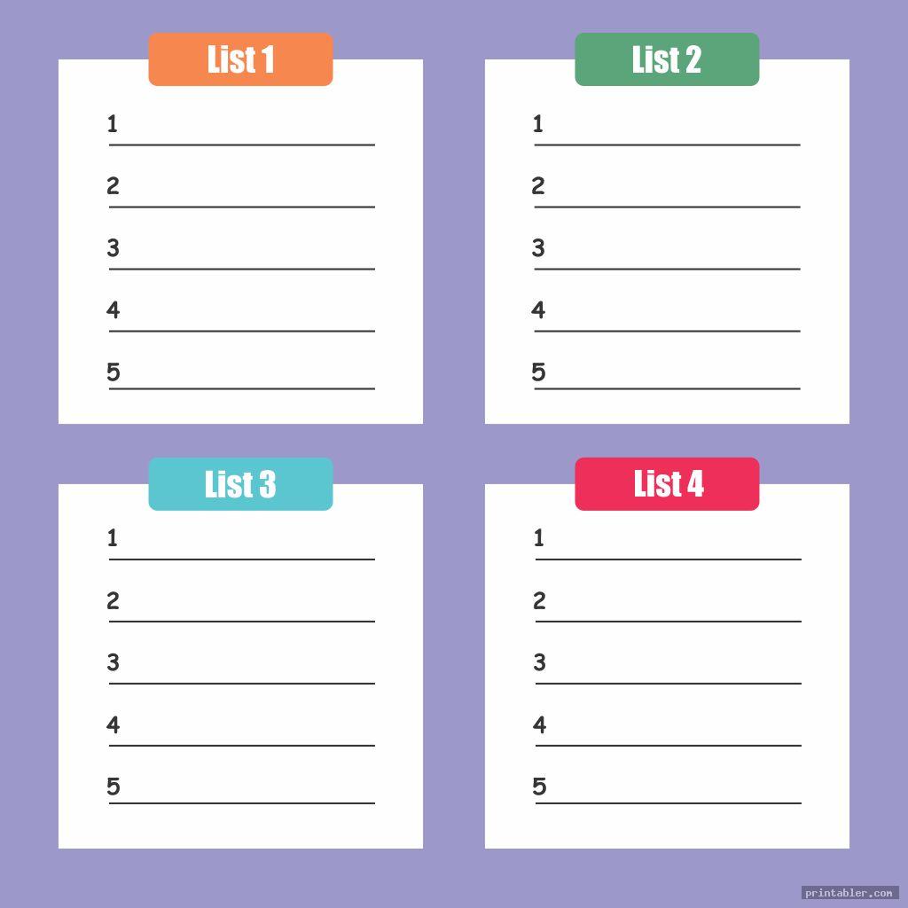 4 blocks printable scattergories answer sheets
