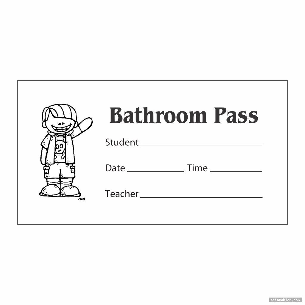bathroom passes printable for kids