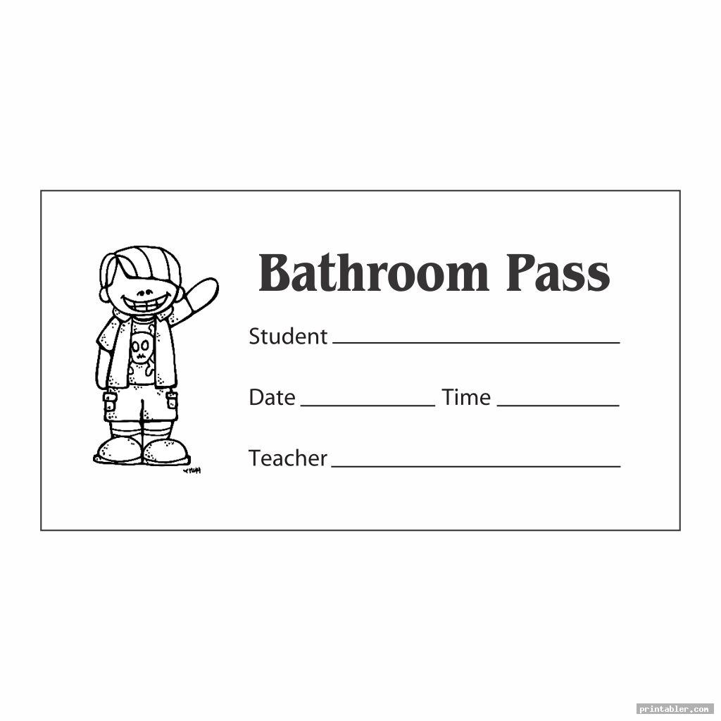 Bathroom Passes Printable