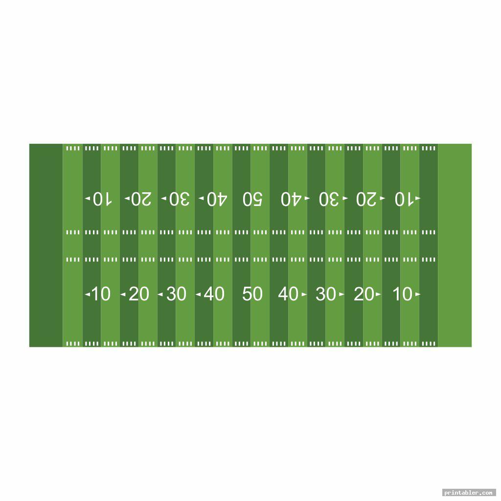 Blank Football Field Diagram Printable