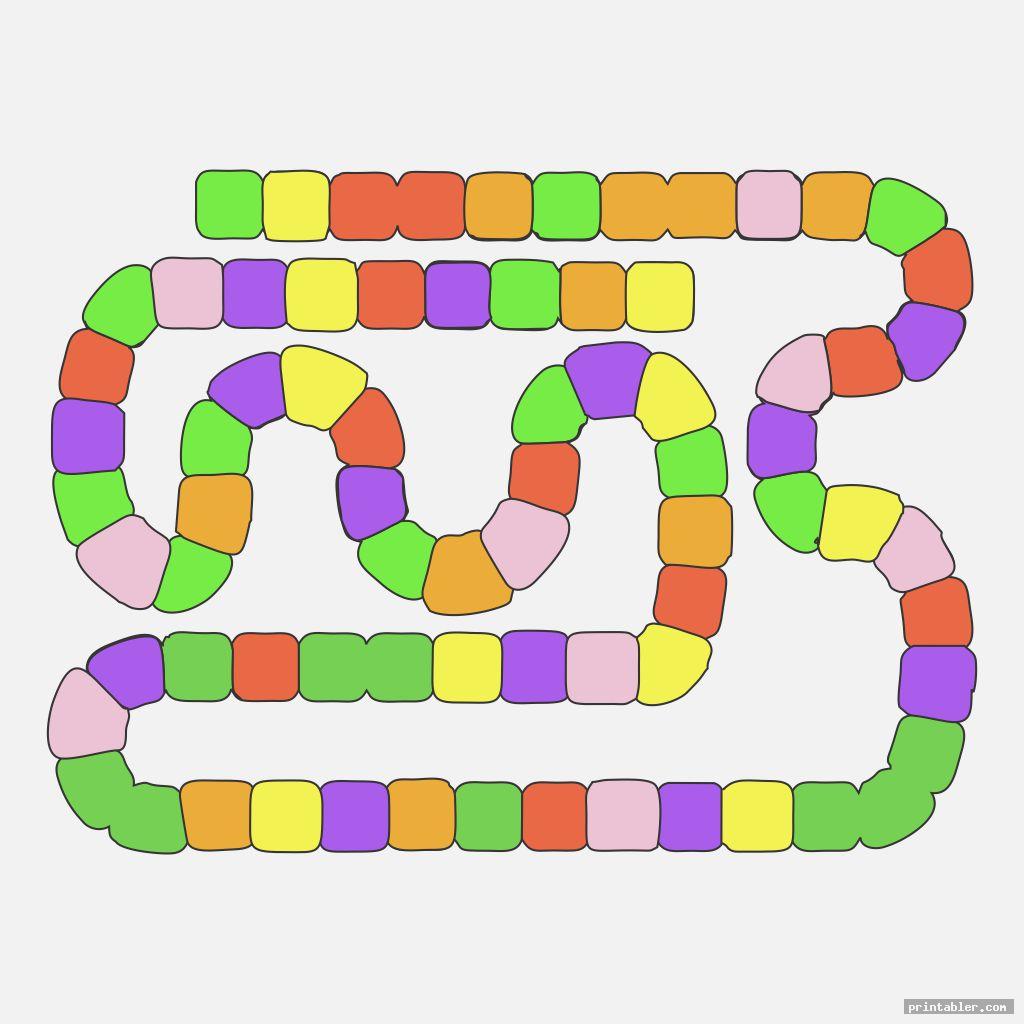 candyland board template printable image free