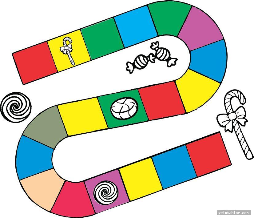 candyland game pieces printable for kids
