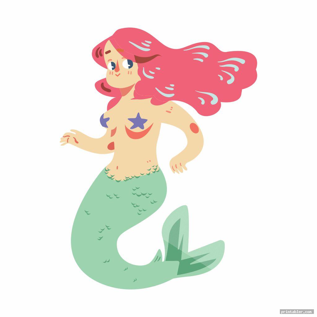 colorful ariel mermaid s printable