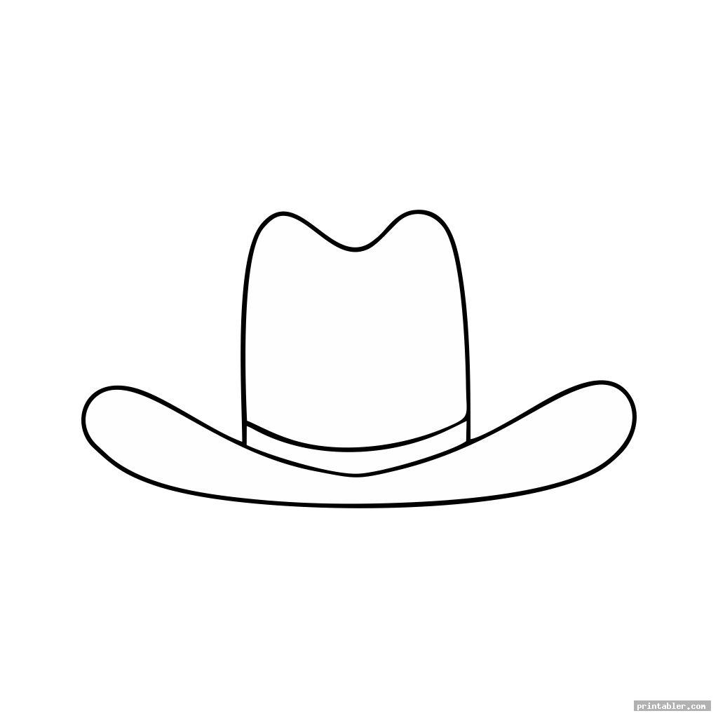 cowboy hat printable image free