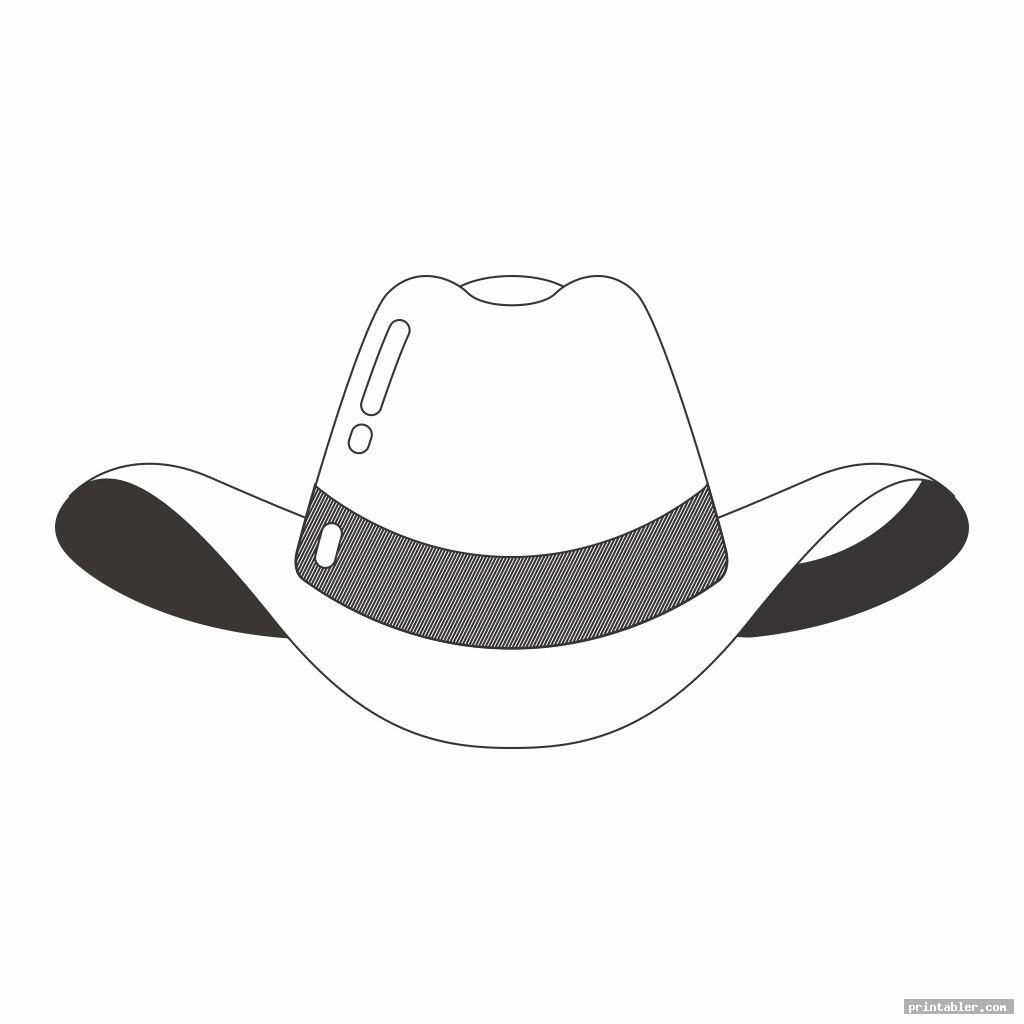 Cowboy Hat Printable & Clipart