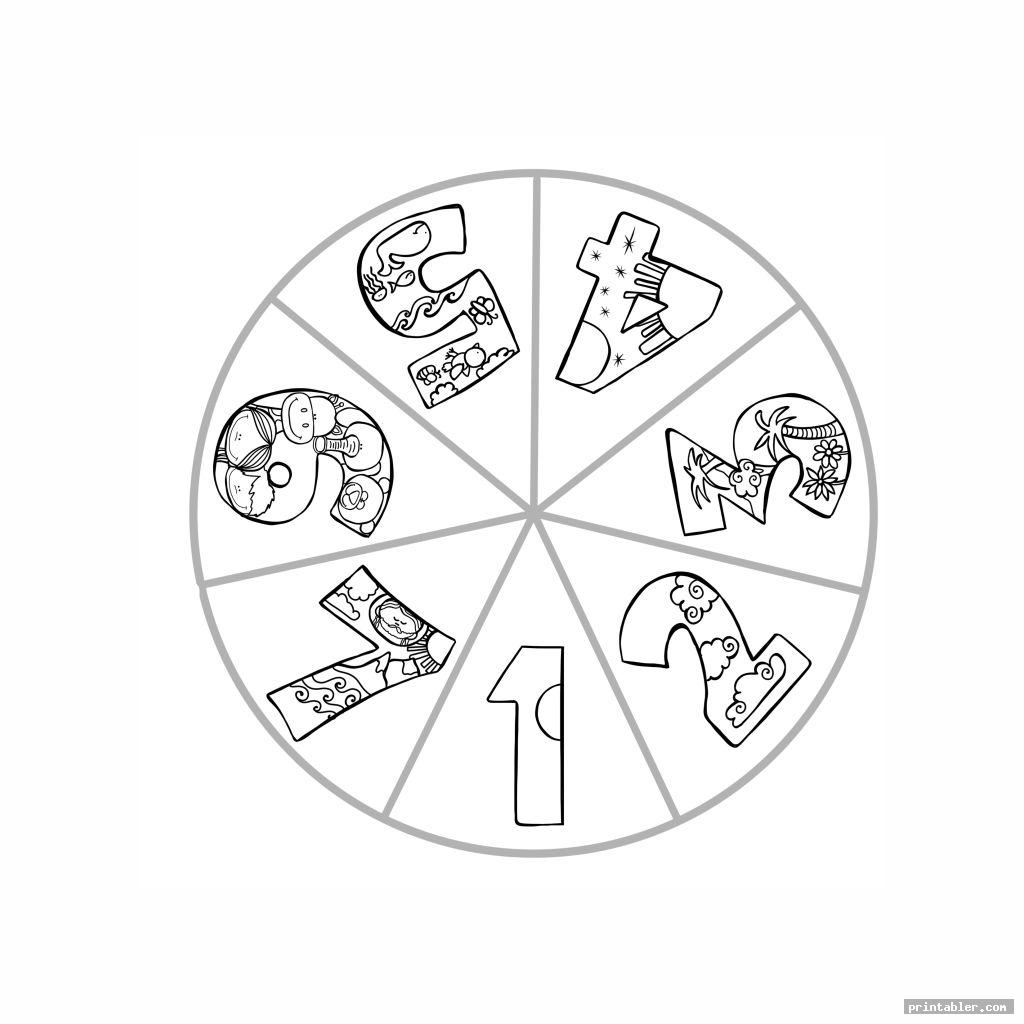 Free Printable Creation Wheel Craft - Printable Templates