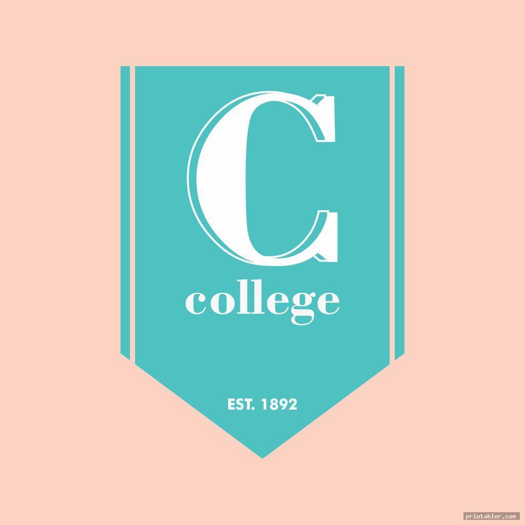 College Pennants Template Printable