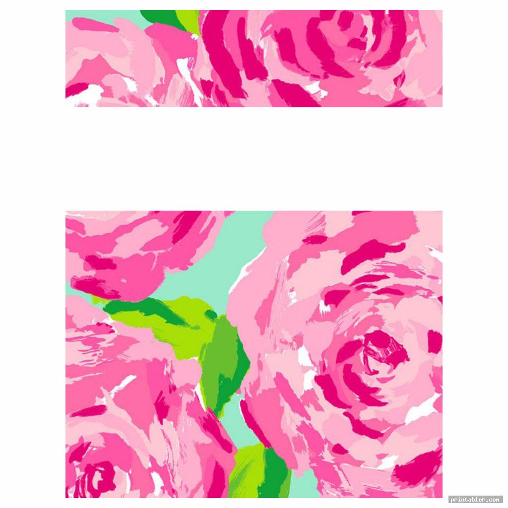 lilly pulitzer binder cover templates printable image free