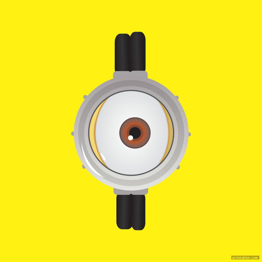 Minion Goggles Template Printable Gridgit