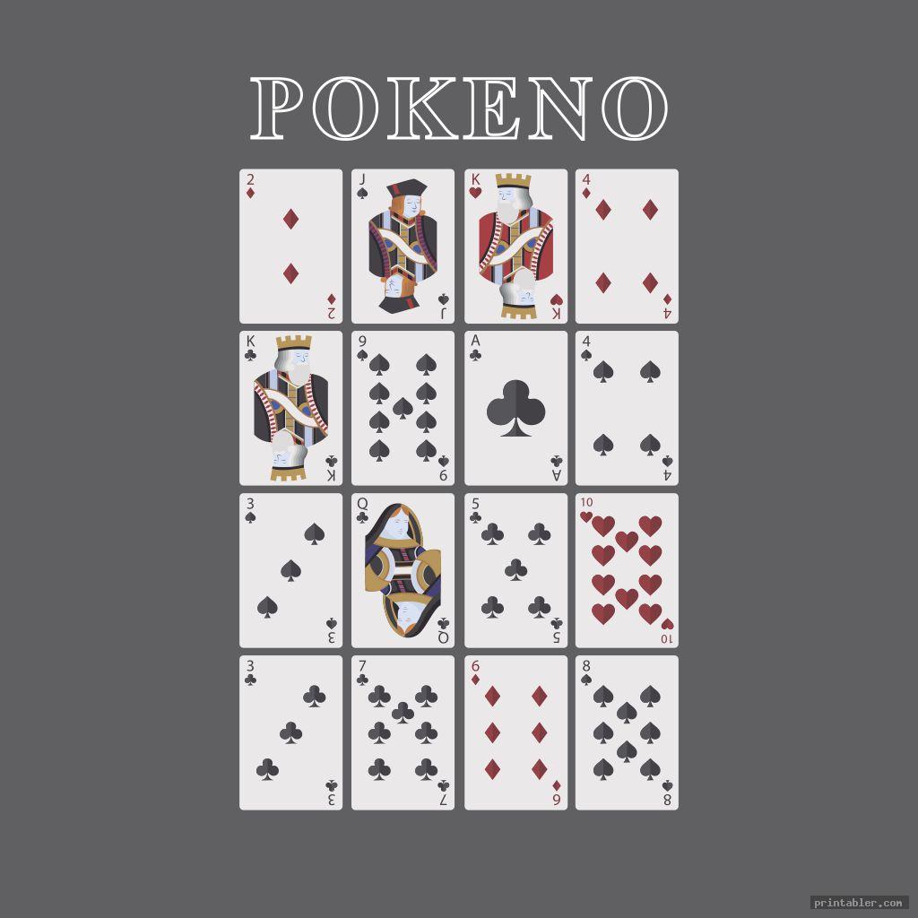 printable pokeno cards template