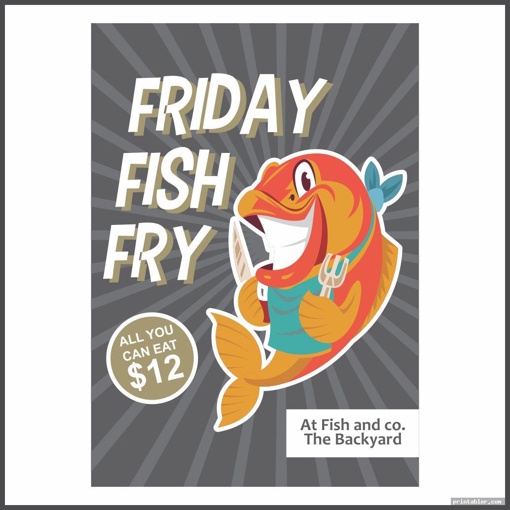 Church Fish Fry Flyer Printable