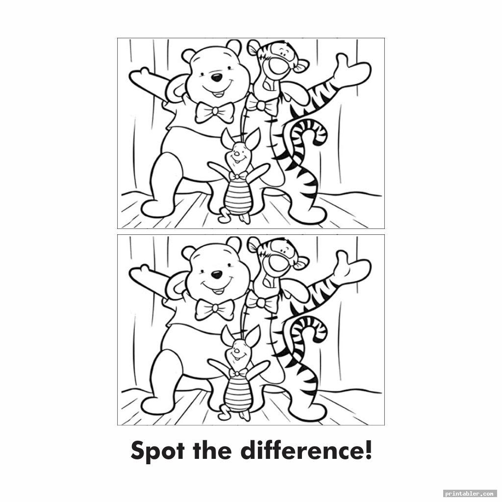 spot the difference adults printable image free