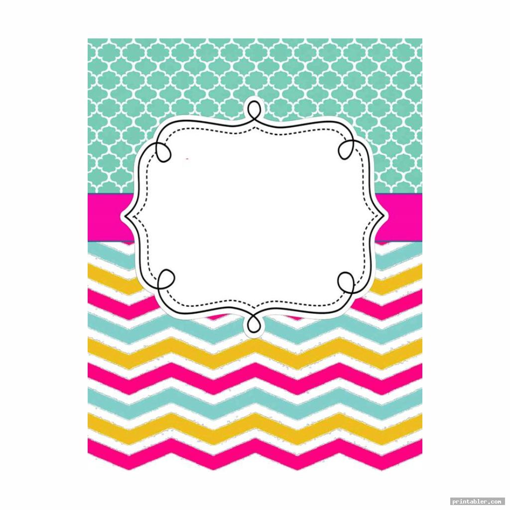 Math Binder Cover Templates Printable