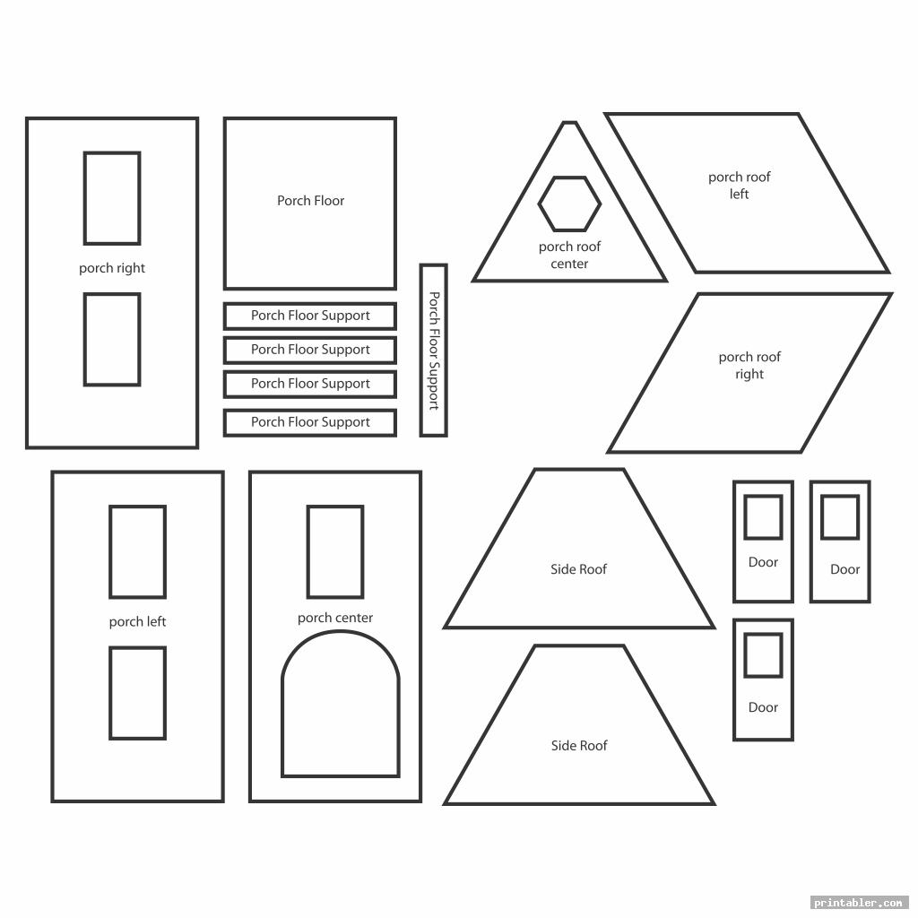 Victorian Gingerbread House Patterns