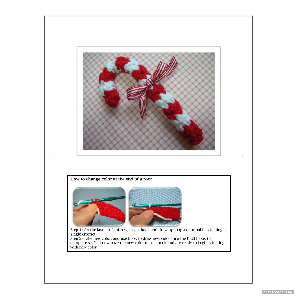 Candy Cane Cover Crochet Patterns