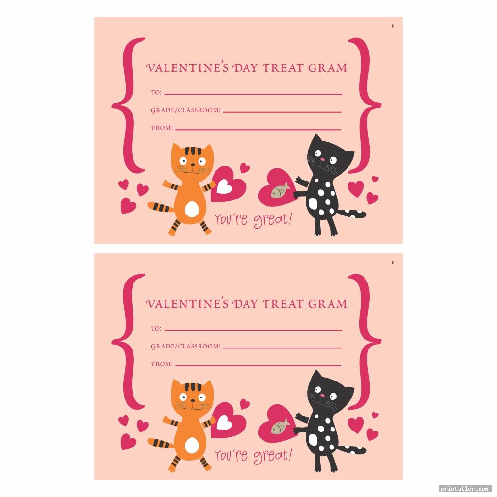 cute printable valentine candy grams