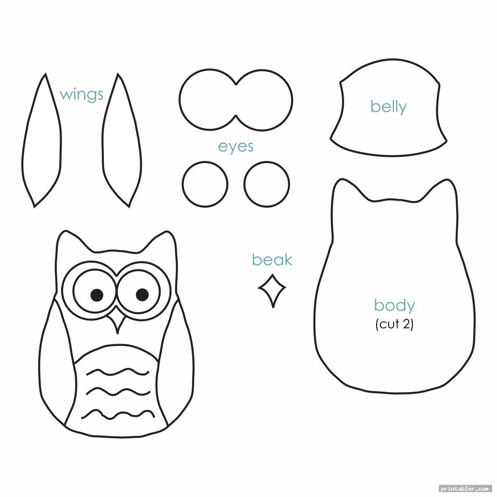 Free Felt Owl Template - Printable Templates