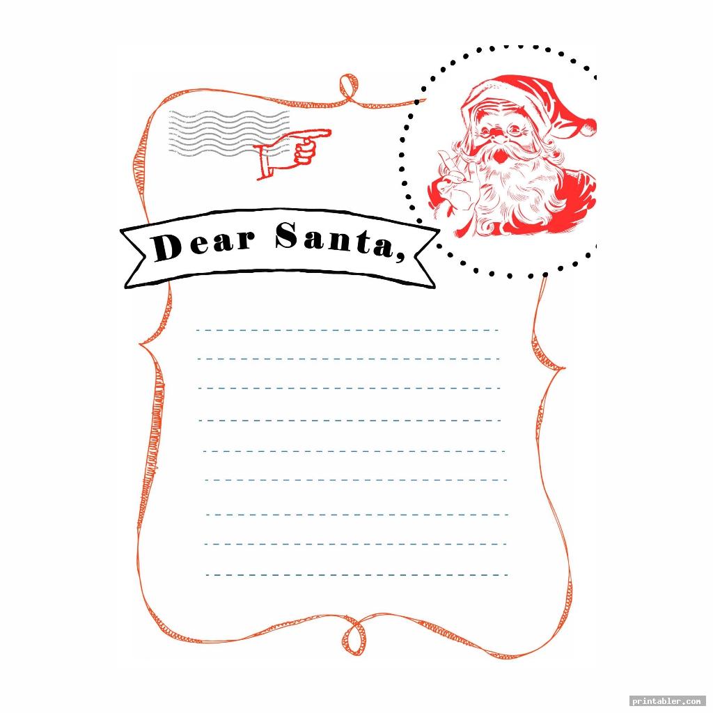 Printable Secret Santa Paper