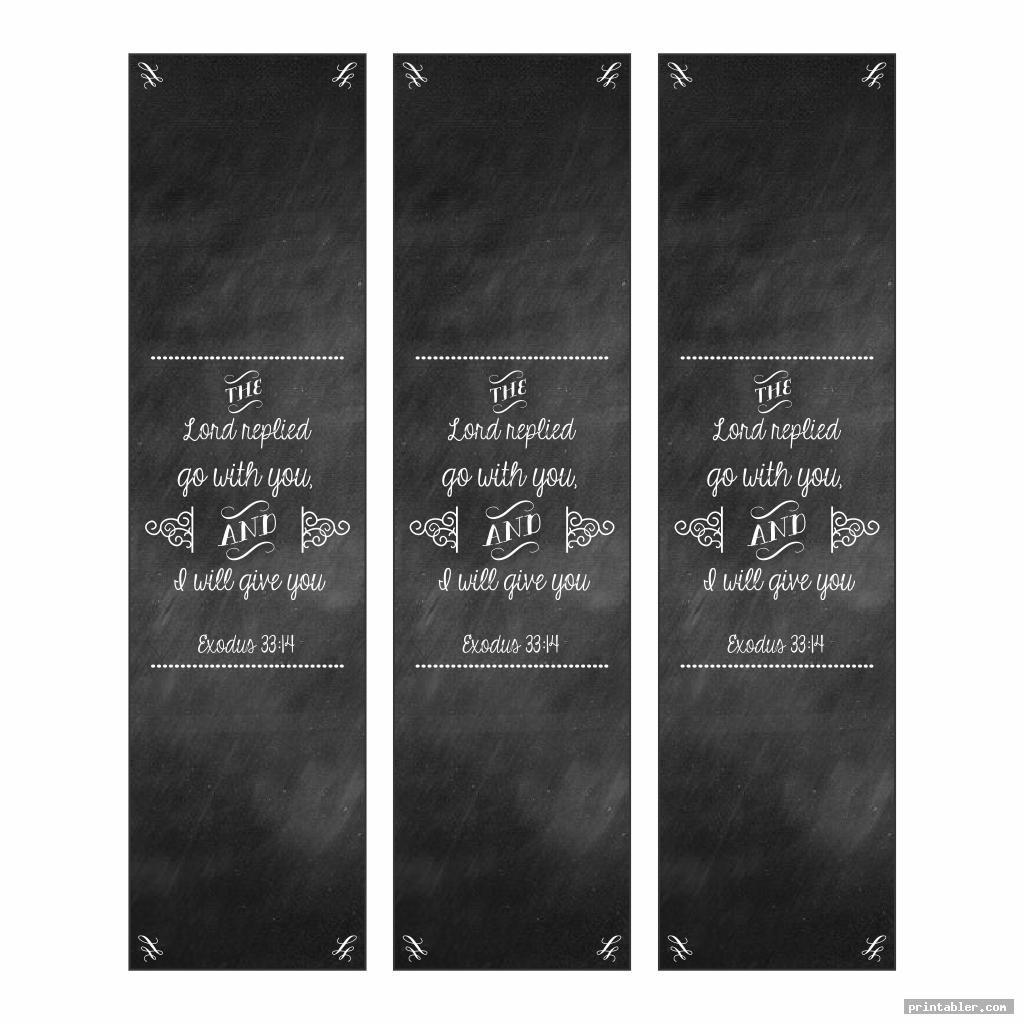 black printable bible verse bookmarks