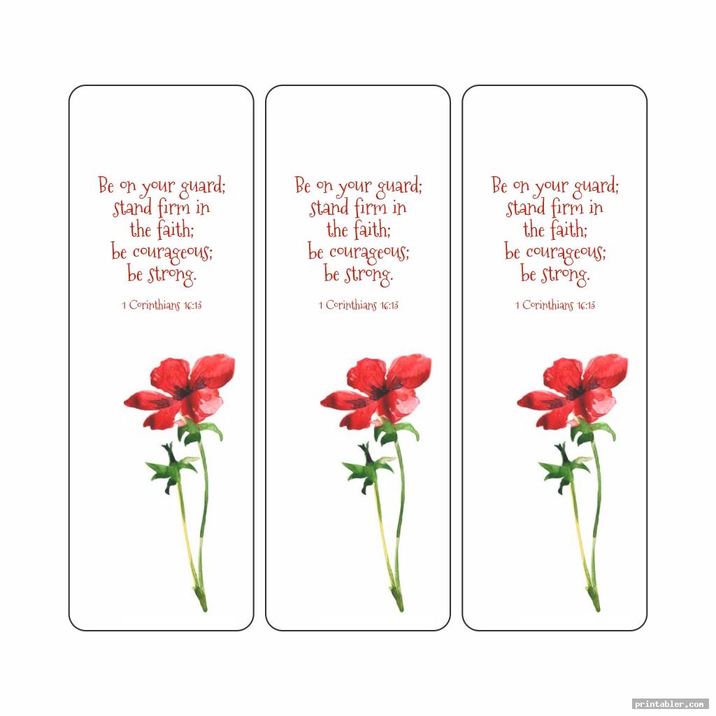 Printable Bible Verse Bookmarks