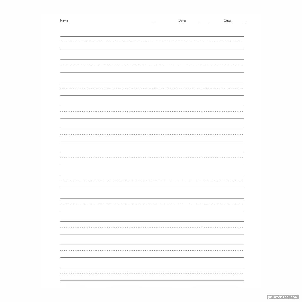 printable blank writing pages for kids