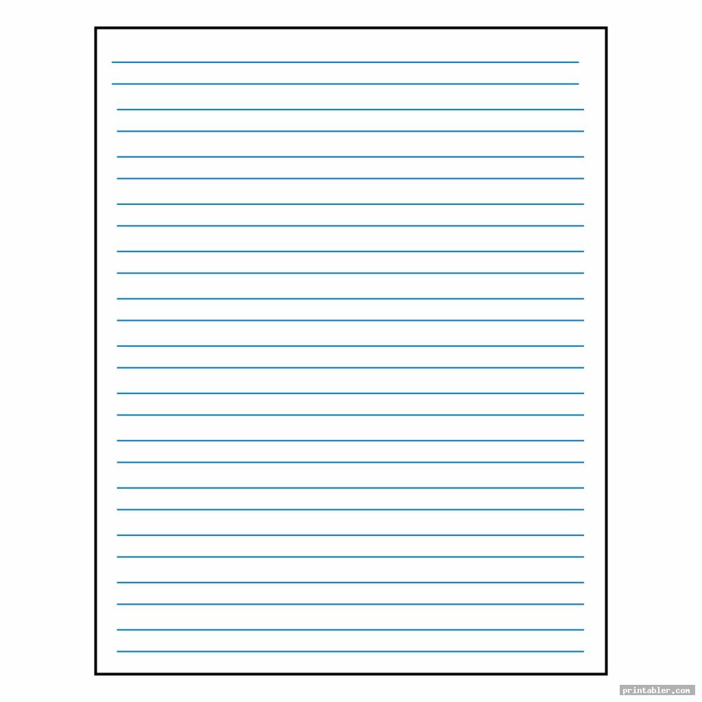 Printable Blank Writing Pages