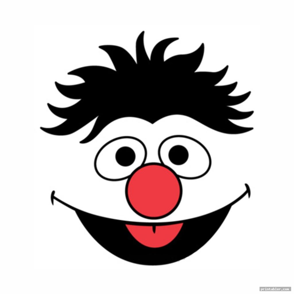 Sesame Street Face Templates Printable