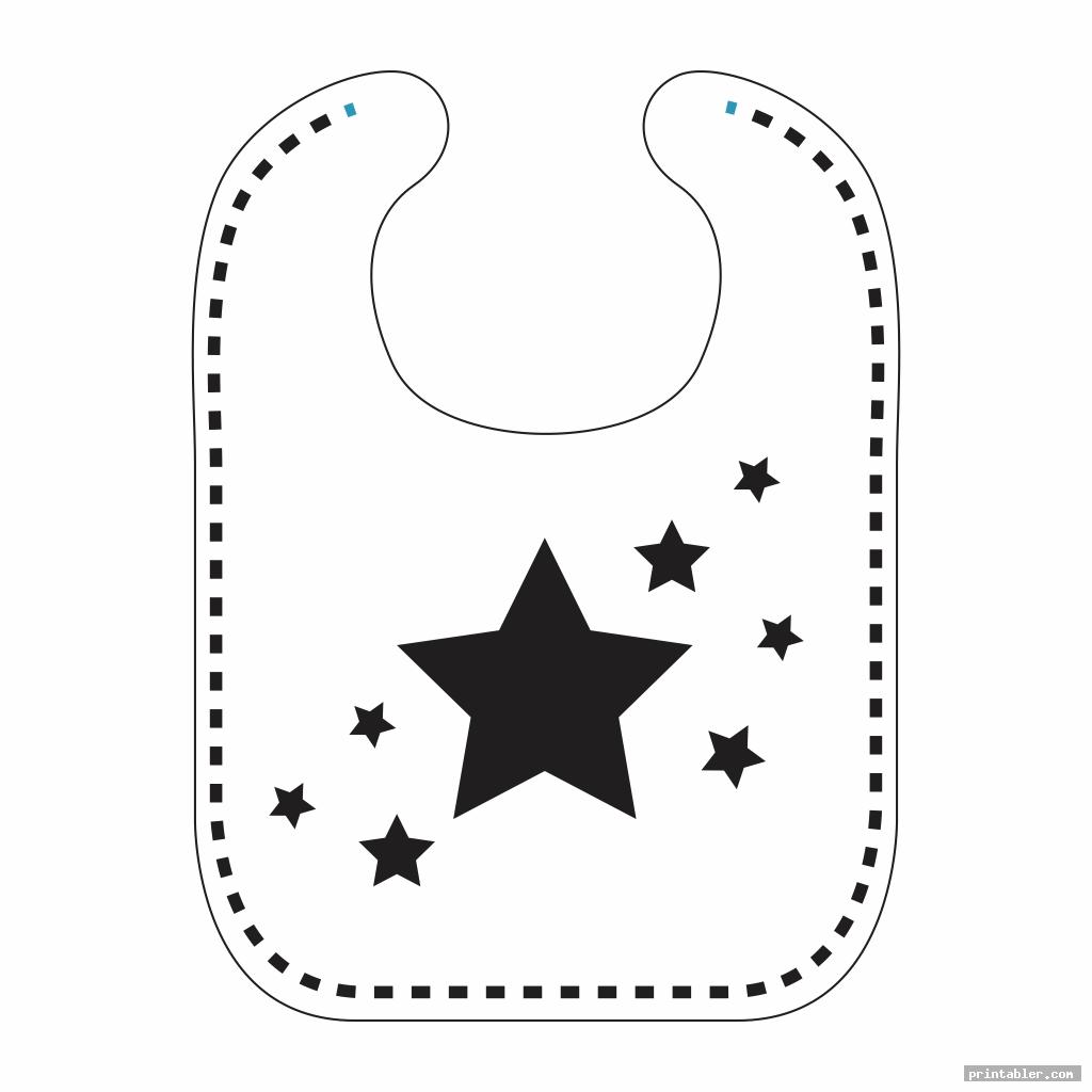 Printable Bib Pattern Pacifier