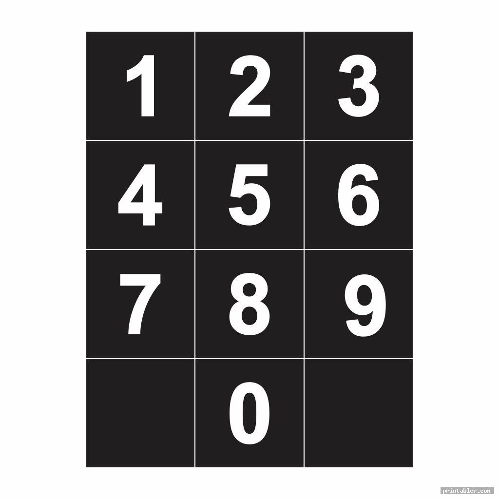 8 Best Images Of Large Printable Numbers 0 9 Free 10 Best Large