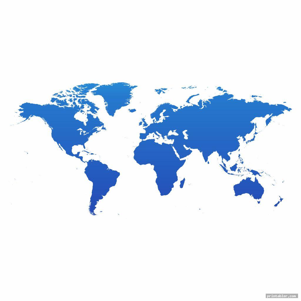 blank world maps printable image free
