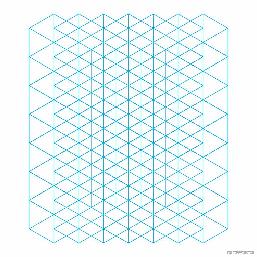 Printable Isometric Grid Paper