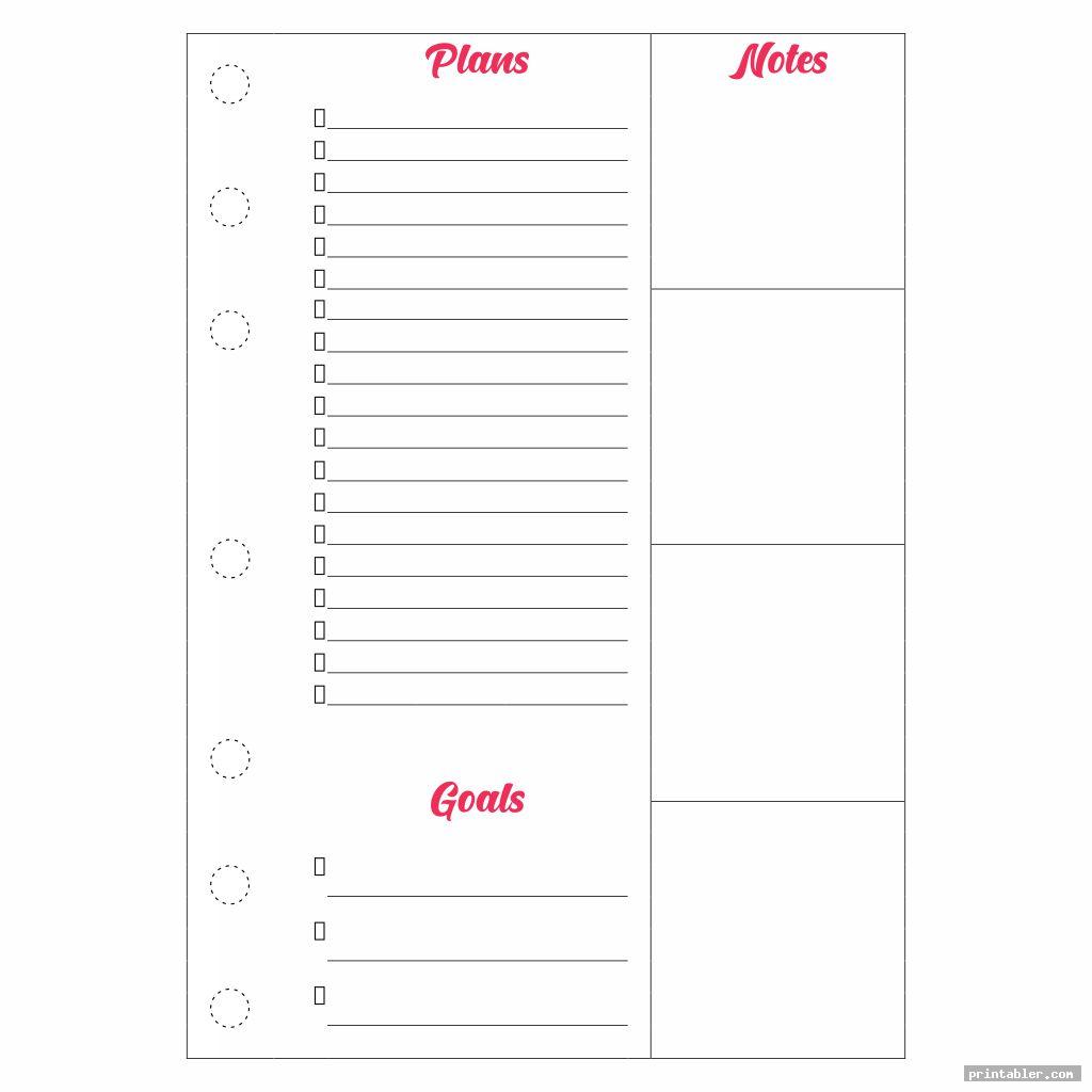 Printables A5 Organizer