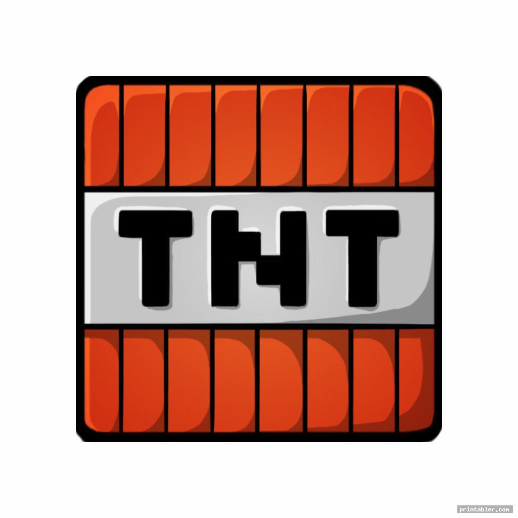 cool tnt minecraft party printables