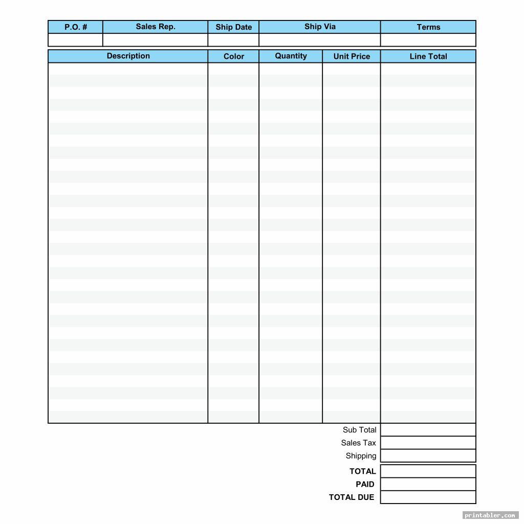 Printable Column Template 5 Columns