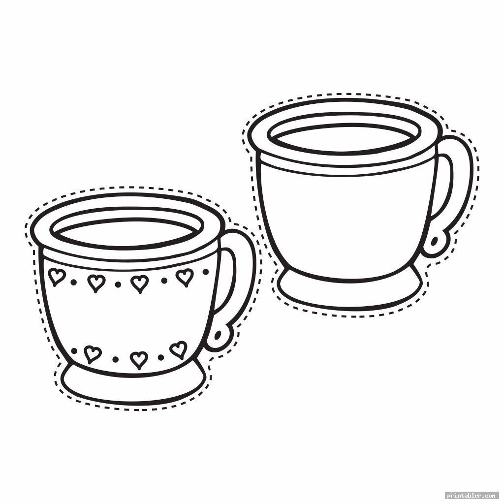 Tea Cups Printable Box Templates