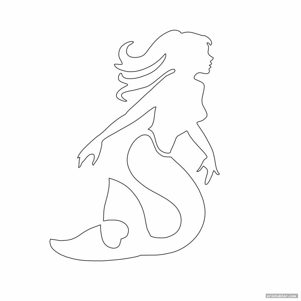 Little Mermaid Printable Stencils - Gridgit.com