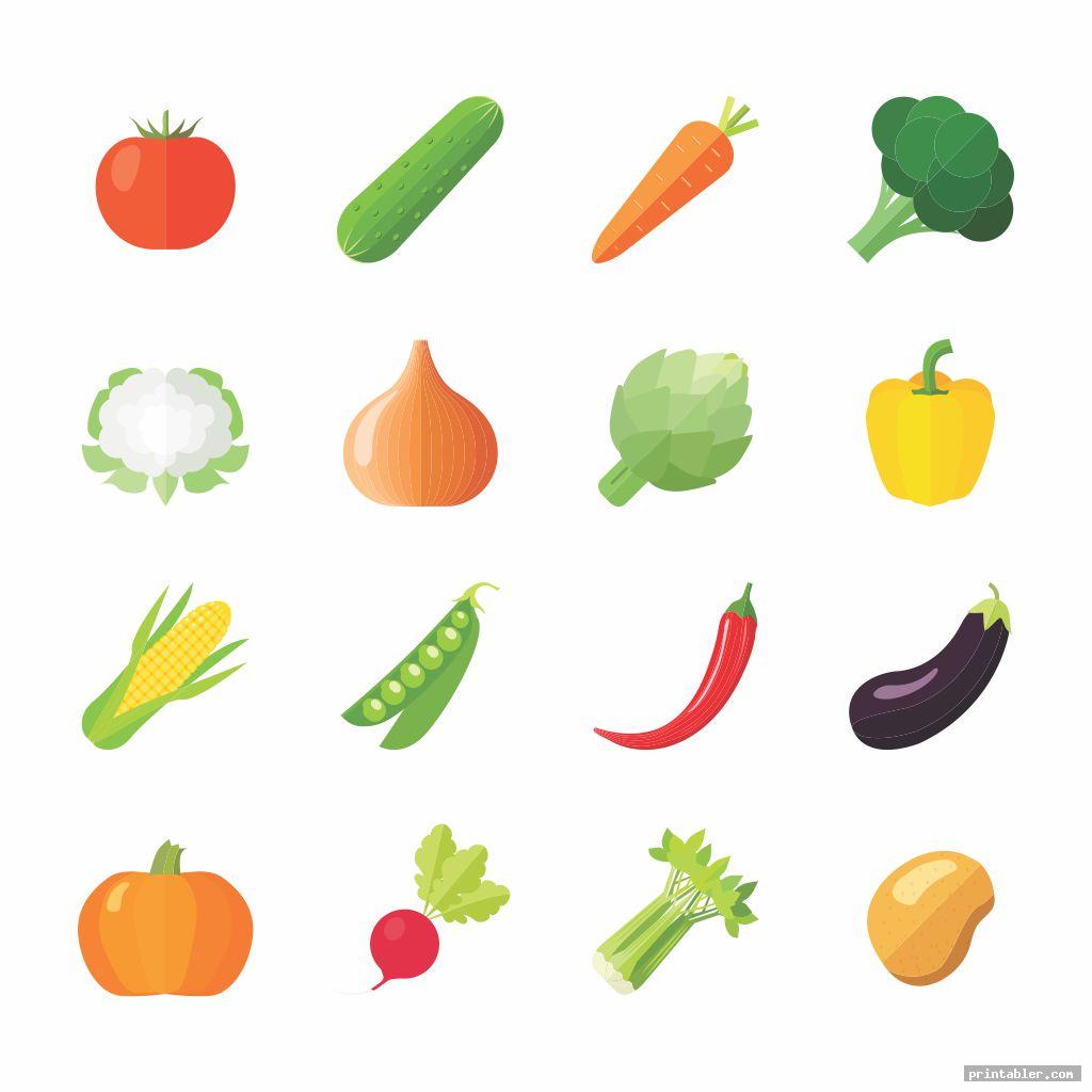 Printable Fruit and Vegetable Templates