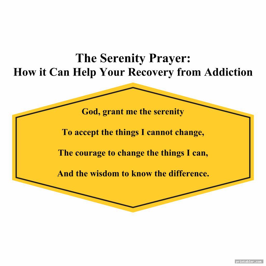 the serenity prayer printable version gridgitcom