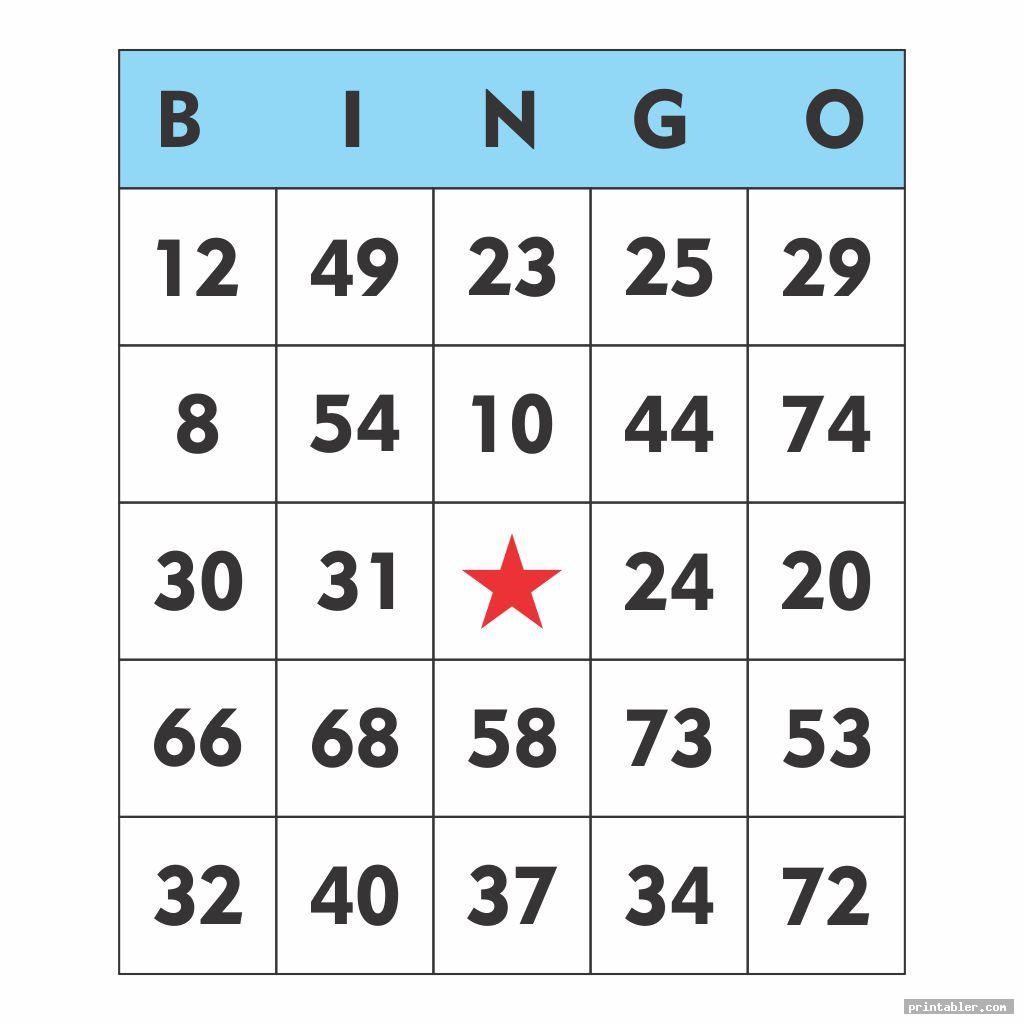 Printable Bingo Numbers 1-75 - Gridgit.com