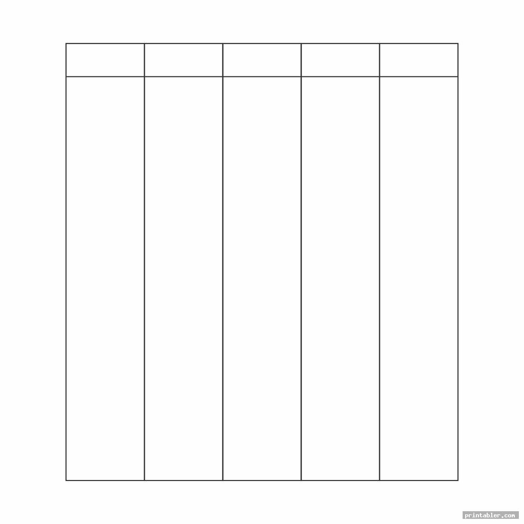 Free Printable 5 Column Ledger Paper Printable Templates