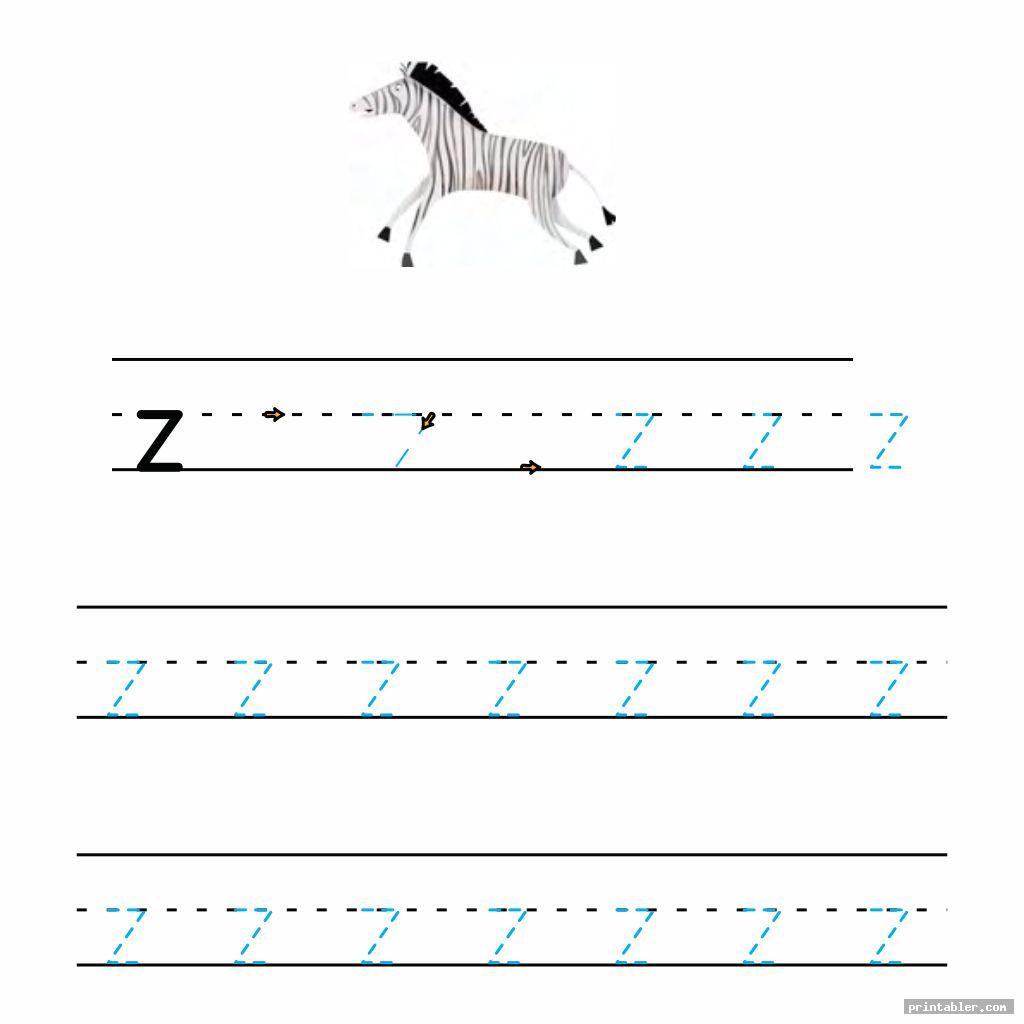 Printable Traceable Alphabet Worksheets