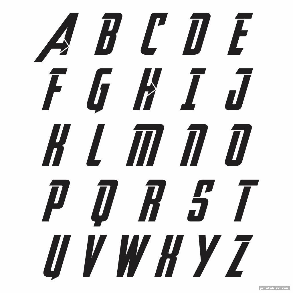 avengers printable superhero letters