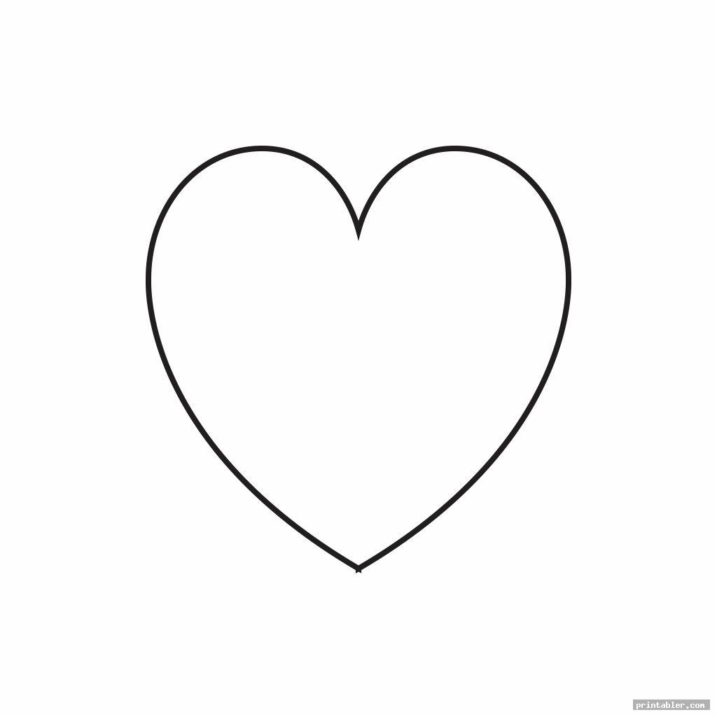 blank 2 inch heart template printable