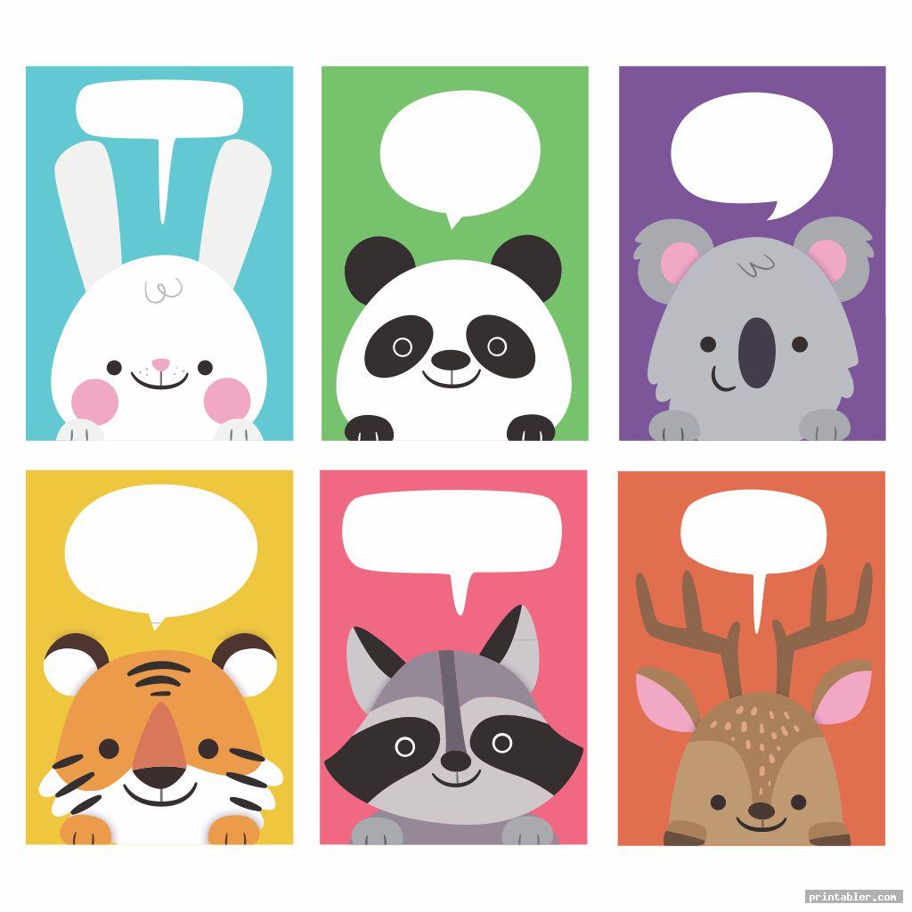 Printable Animal Flash Cards