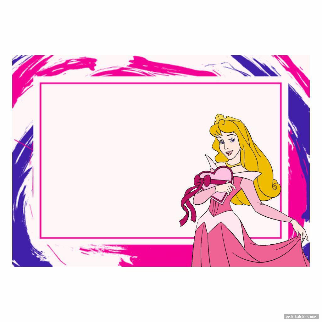 colorful printable disney princess cards