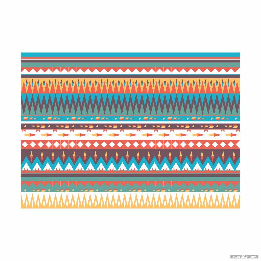 colorful printable native american designs