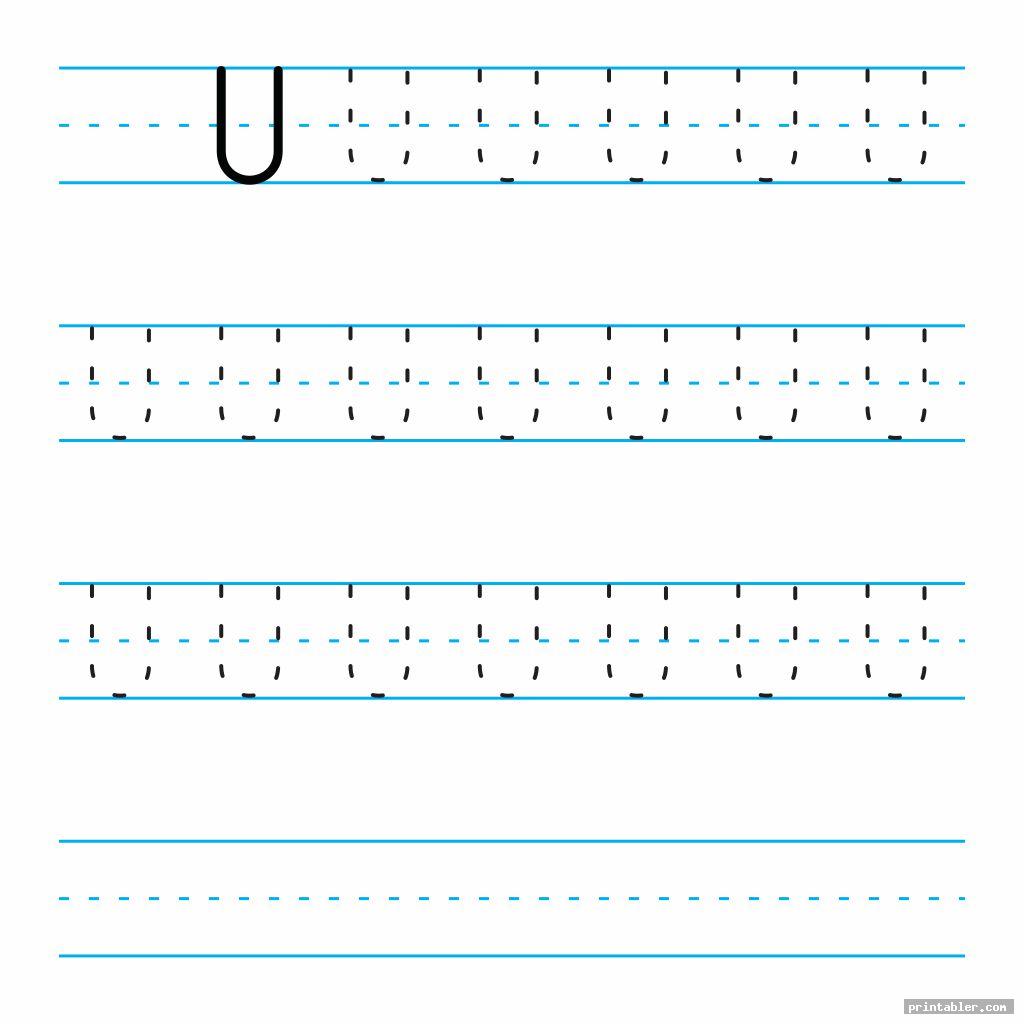 Printable Tracing Alphabet Letters