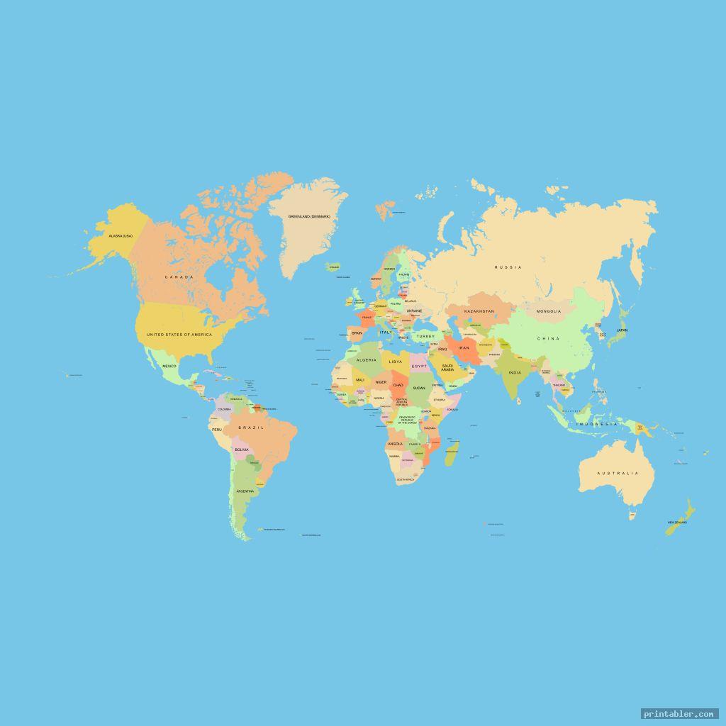Full Page Printable Blank World Map Pdf Blank World Map Pdf 3 World 
