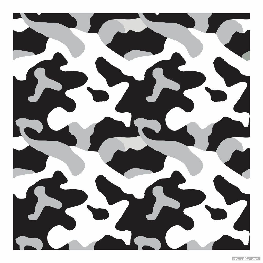 Camo Pattern Stencils Printable - Gridgit.com